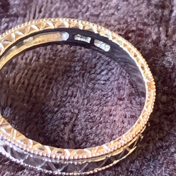 Oval CZ and sterling solitaire ring - Picture 9 of 9